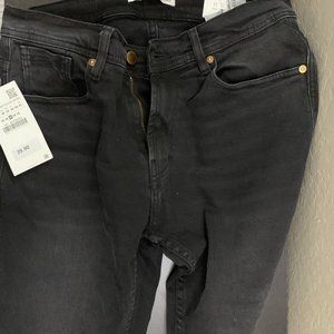 Slim Fit Zara Mens Jeans Black